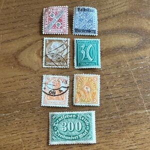 Vintage German Postage Stamps Collection